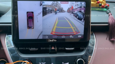 Màn hình DVD Android liền camera 360 xe Toyota Cross 2020 - nay | Oled Pro X5S 